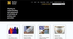 Desktop Screenshot of northernceramicsociety.org